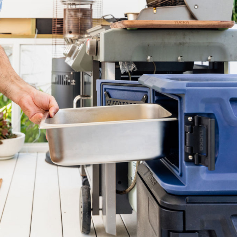 Deep Stainless Steel Tray