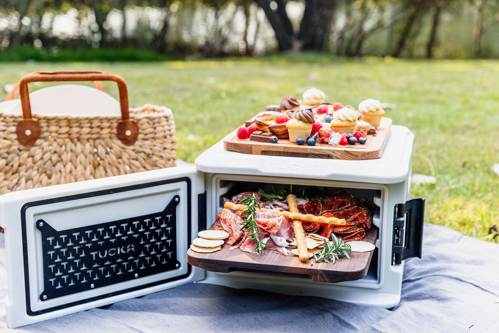 Wilted picnic on rug